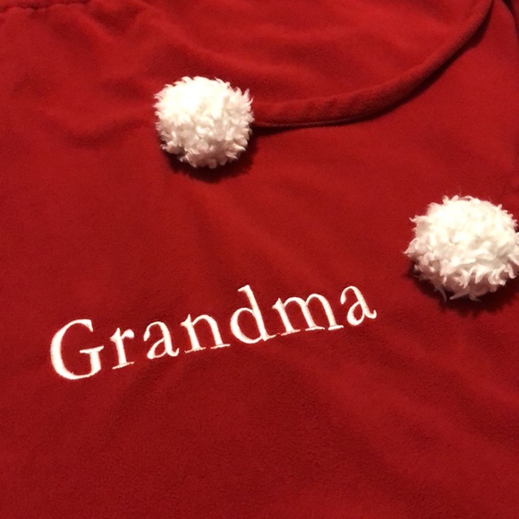 POTTERY BARN KIDS SANTA BAG - EMBROIDERED “GRANDMA” - Picture 3 of 10